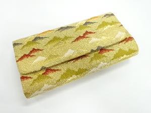 リサイクル　金糸遠山模様織出し和装バッグ